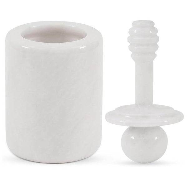 Honey Jar with Dipper Lid - Honey Dispenser