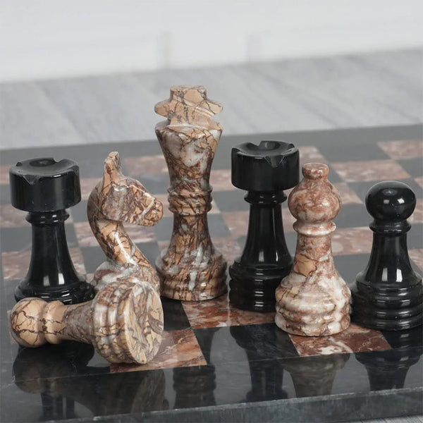 marinara ana black chess pieces- chess figures 