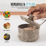 Salt Cellar with Lid and Spoon Included – Ideal for Salt, Sugar, Spices