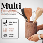 Natural Marble Utensil Holder - Home Accessories