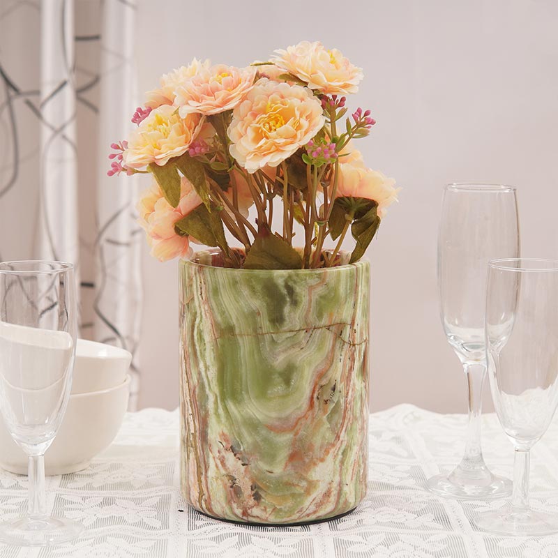 Natural Marble Utensil Holder - Home Accessories
