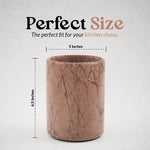 Natural Marble Utensil Holder - Home Accessories