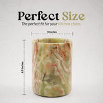 Natural Marble Utensil Holder - Home Accessories