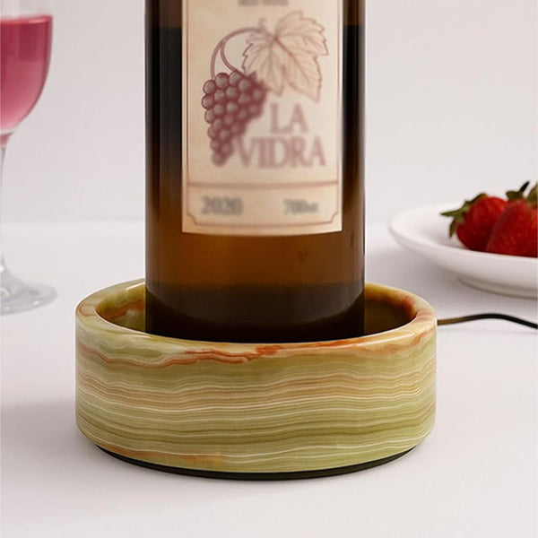 Natural Marble Wine Bottle Coasters - Wine Bottle Coaster-Modern Home Décor Bar