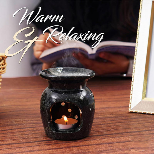 Radicaln Marble Oil Burner 4" Inches Handmade Candle Wax Warmer